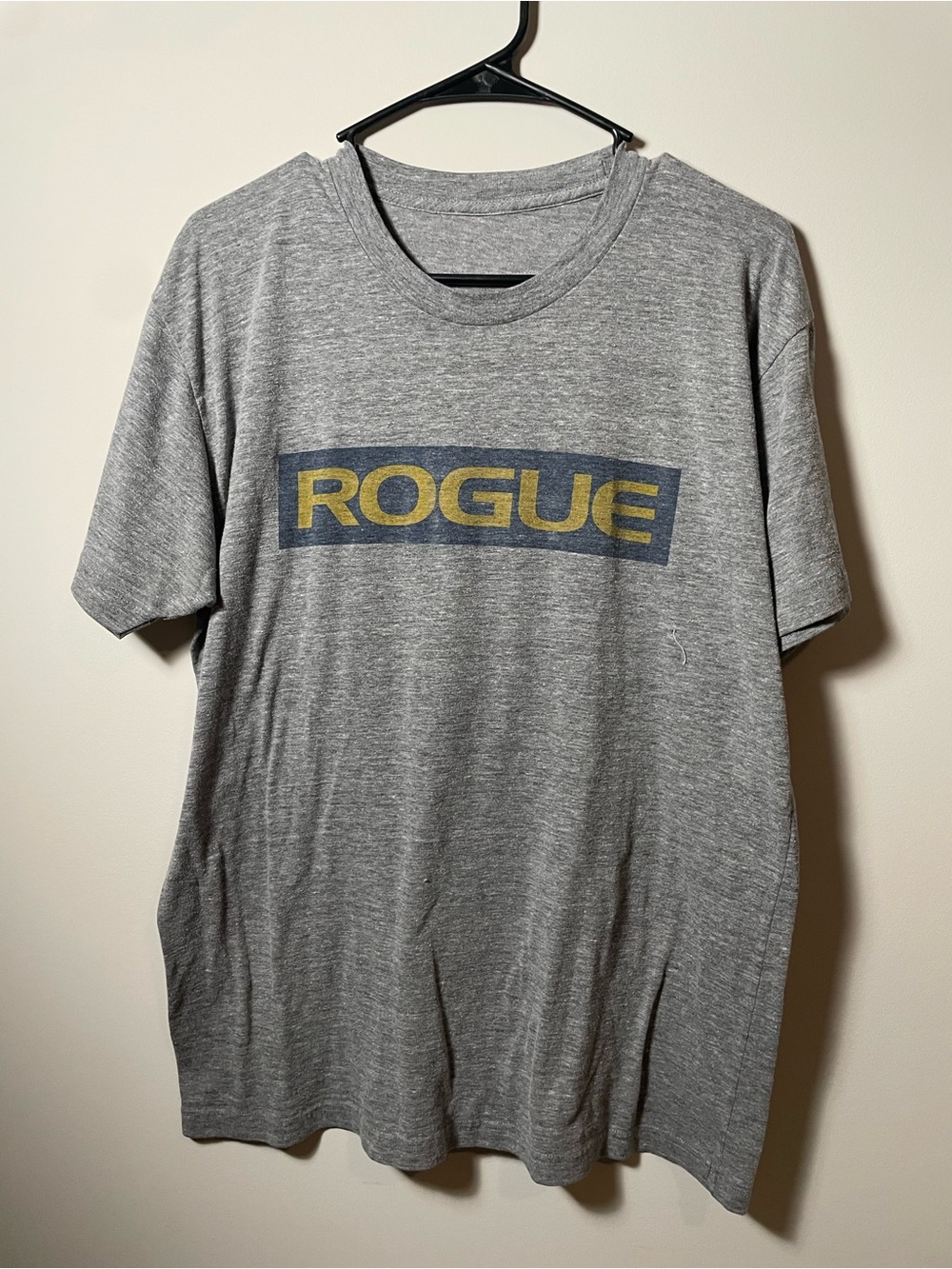 Rogue Men's M-L Gray Logo Tee